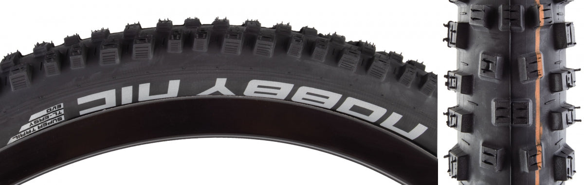 SCHWALBE TIRE SWB NOBBY NIC 29x2.4 EVO S-TRAIL BK/BSK ADDIX SOFront TLR FOLD - SCHWALBE