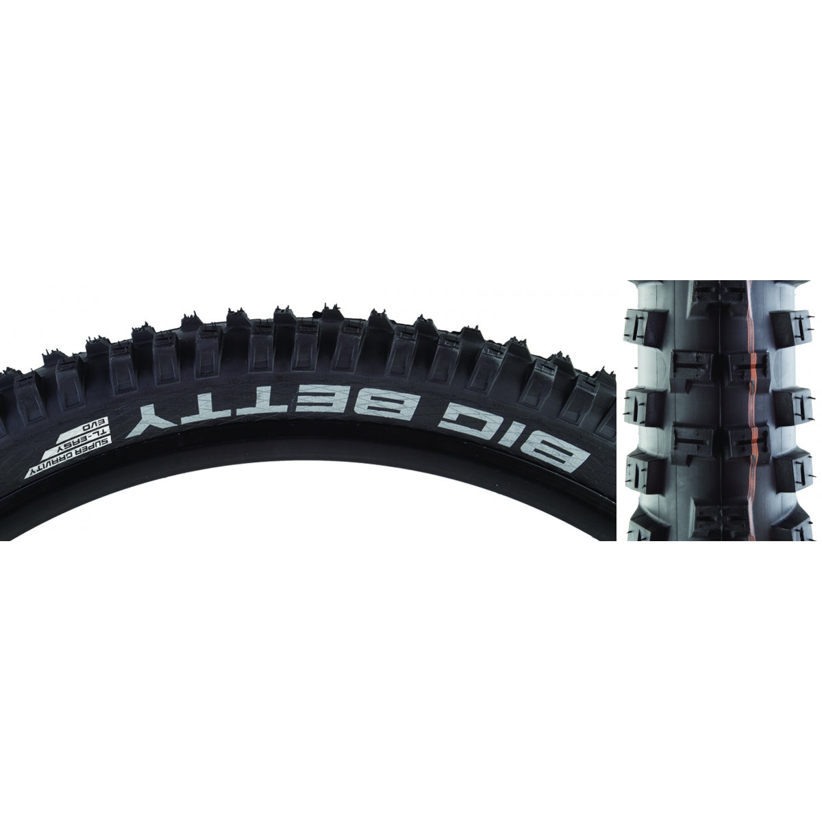 SCHWALBE TIRE SWB BIG BETTY EVO 27.5x2.6 S-GRAVITY BK/BSK ADDIX SOFront TLR FOLD - SCHWALBE