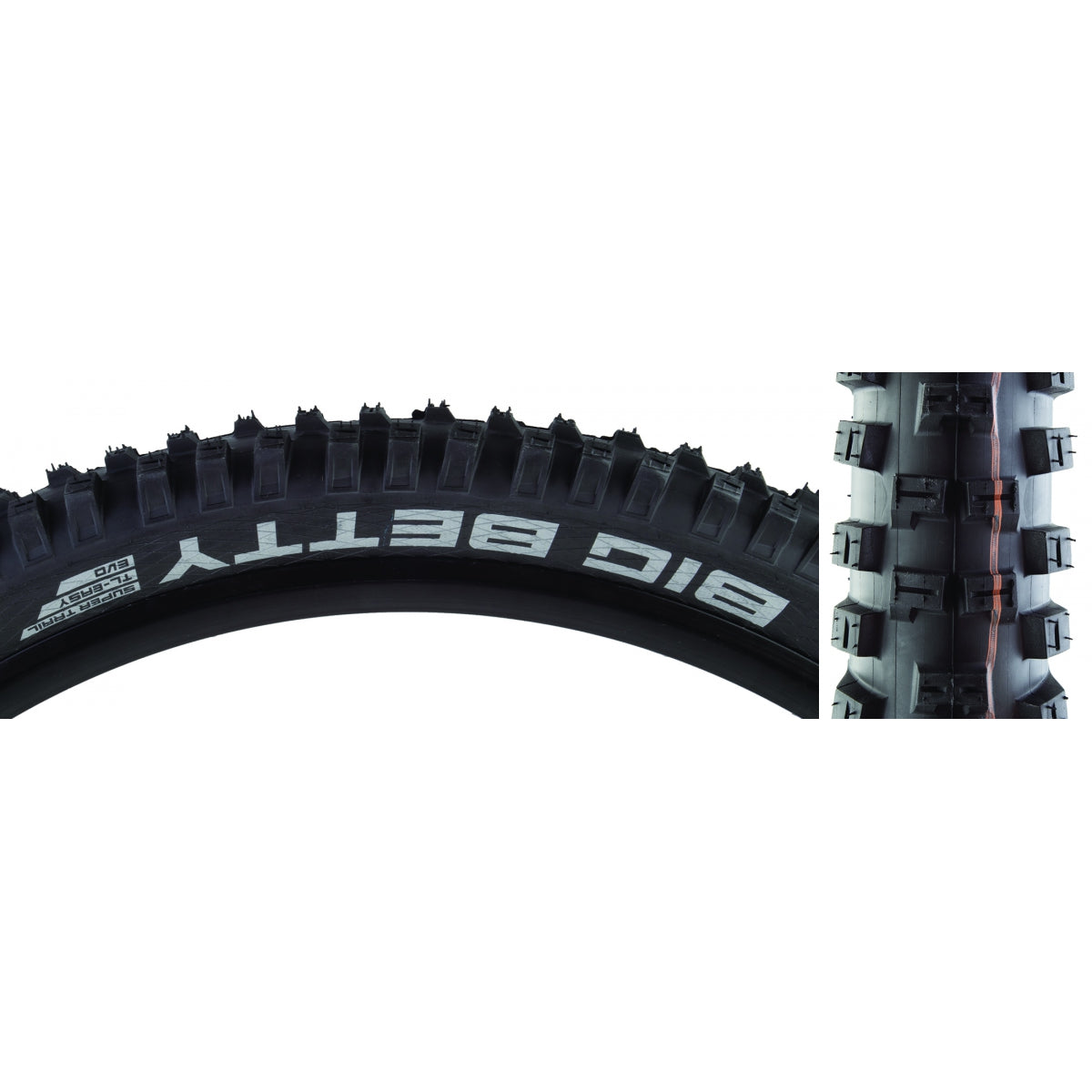 SCHWALBE TIRE SWB BIG BETTY EVO 29x2.6 S-TRAIL BK/BSK ADDIX SOFront TLR FOLD - SCHWALBE