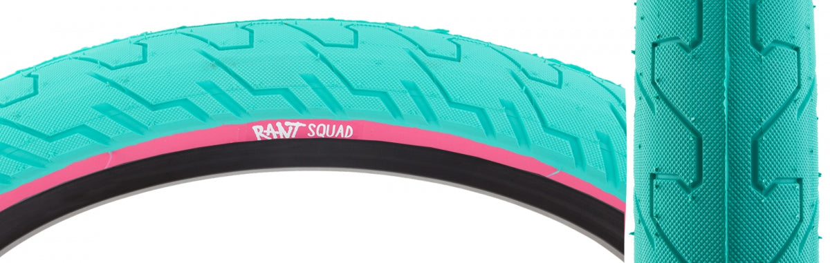 RANT TIRE RANT SQUAD 20x2.3 WIRE TEAL/PK - RANT