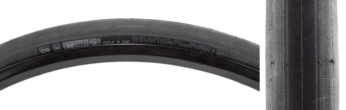 WTB TIRE WTB EXPOSURE 700x30 BK/BK LIGHT FRT CS120/DNA/SG2 FOLD - WTB