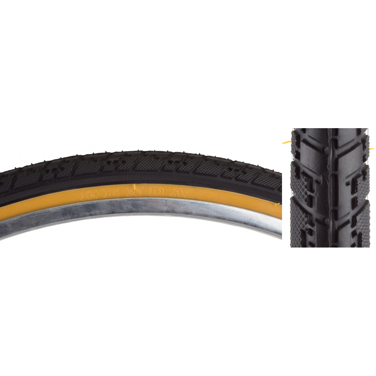 SUNLITE TIRE SUNLT 26x1-3/8 BK/GM HYBRID K830 WIRE - SUNLITE