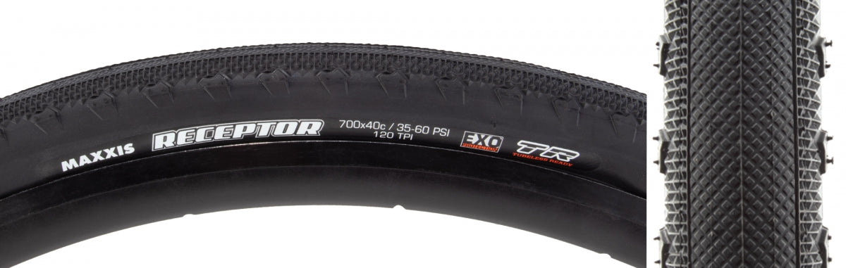 MAXXIS TIRE MAX RECEPTOR 700x40 BK FOLD/120 EXO/TR - MAXXIS