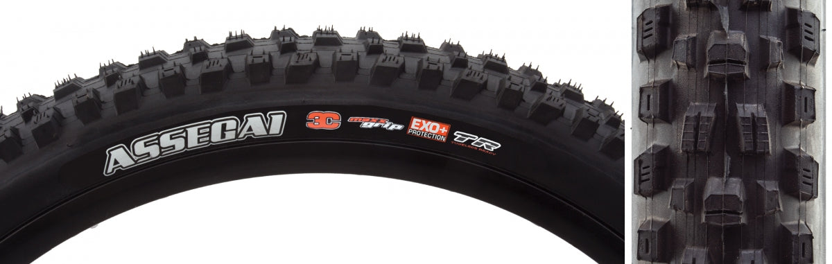 MAXXIS TIRE MAX ASSEGAI 29x2.5 BK FOLD/60 3CG/EXO+/TR/WT - MAXXIS