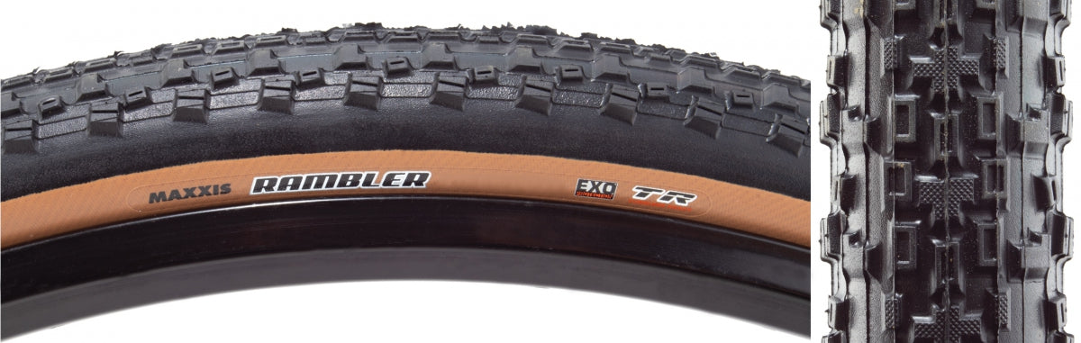 MAXXIS TIRE MAX RAMBLER 700x40 BK/DSK FOLD/60 DC/EXO/TR - MAXXIS