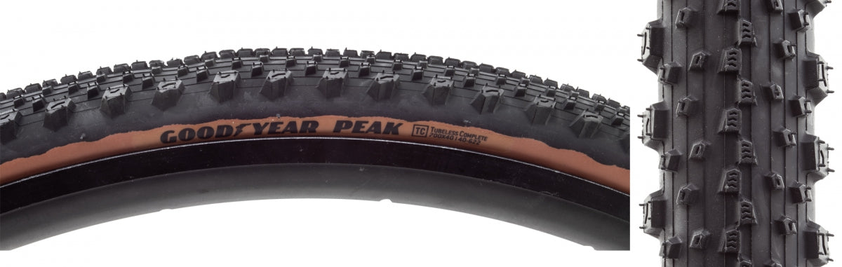 GOODYEAR TIRE GOODYEAR PEAK ULTIMATE 700x40 BK/TAN FOLD TC/DAT/MWL/E25 - GOODYEAR