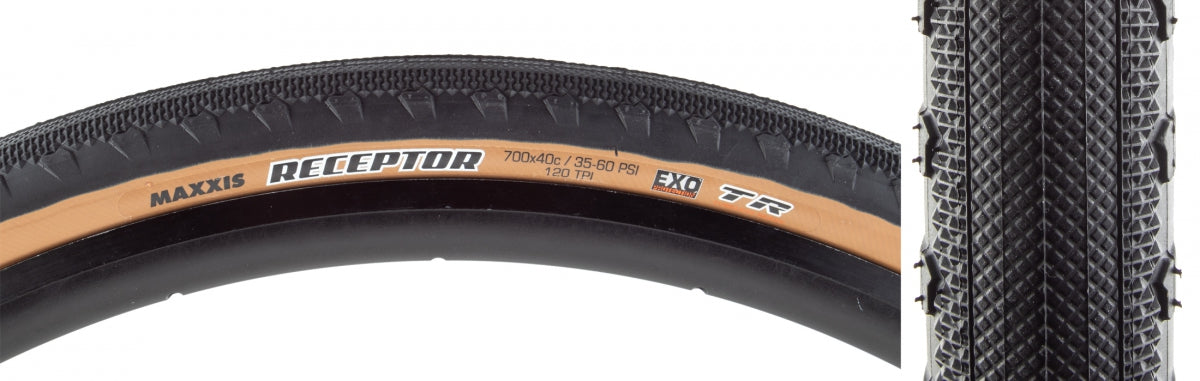 MAXXIS TIRE MAX RECEPTOR 700x40 BK FOLD/120 EXO/TR/DTW - MAXXIS