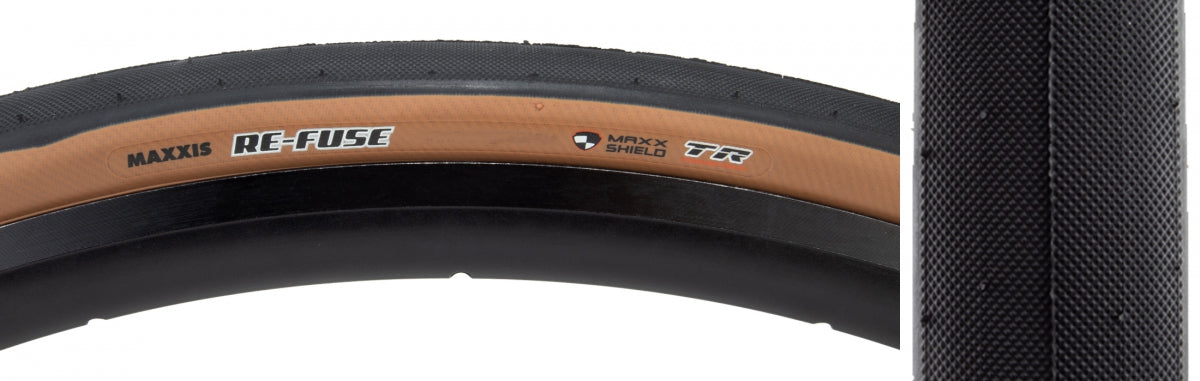 MAXXIS TIRE MAX REFUSE 700x40 BK FOLD/60 DC/MS/TR/DTW - MAXXIS