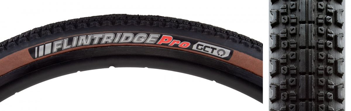 KENDA TIRE KEN FLINTRIDGE PRO 650B 45 BK/SKN/REF-HP DCT/GTC/TLR/120 FOLD 50psi - KENDA