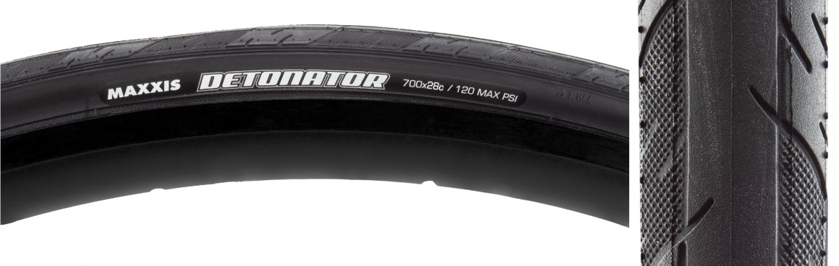 MAXXIS TIRE MAX DETONATOR 700x28 BK WIRE/60 - MAXXIS