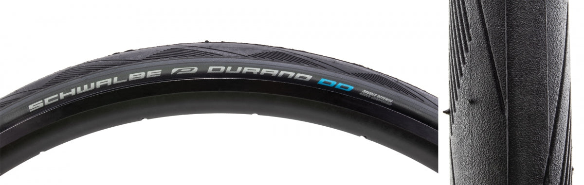 SCHWALBE TIRE SWB DURANO DD 700x28 PERF R-GUARD BK/GYSK ADDIX E25 WIRE - SCHWALBE