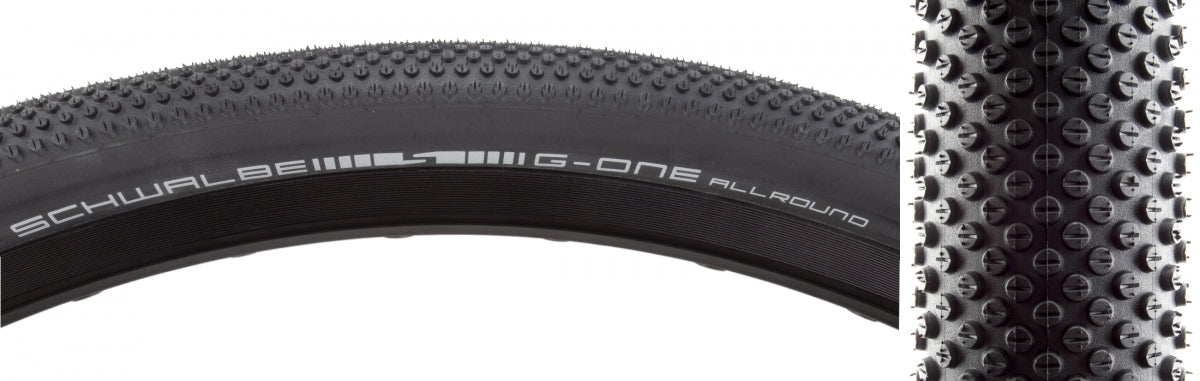SCHWALBE TIRE SWB G-ONE ALLROUND 27.5x2.8 DD PERF R-GUARD BK/BSK ADDIX TLR E25 FOLD - SCHWALBE