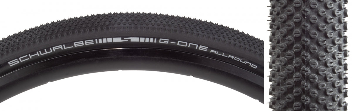 SCHWALBE TIRE SWB G-ONE ALLROUND 700x40 PERF R-GUARD BK/BSK ADDIX TLR E25 FOLD - SCHWALBE