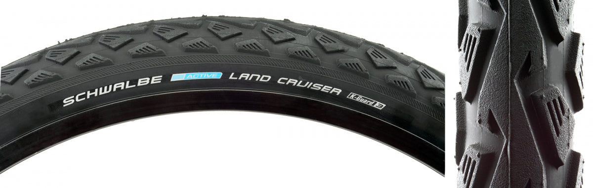 SCHWALBE TIRE SWB LAND CRUISER 700x40 ACTIVE K-GUARD BK/BSK SBC WIRE - SCHWALBE