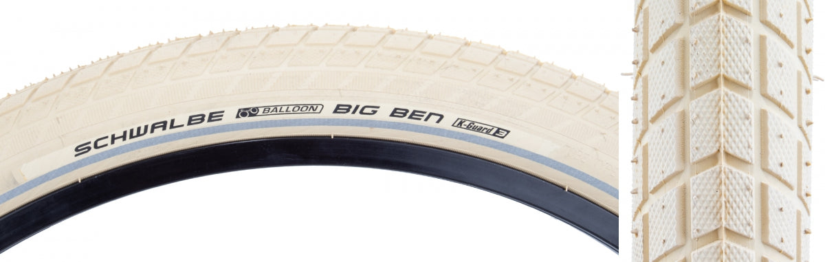 SCHWALBE TIRE SWB BIG BEN 26x2.15 ACTIVE K-GUARD_CRM/CRM/REF SBC WIRE - SCHWALBE