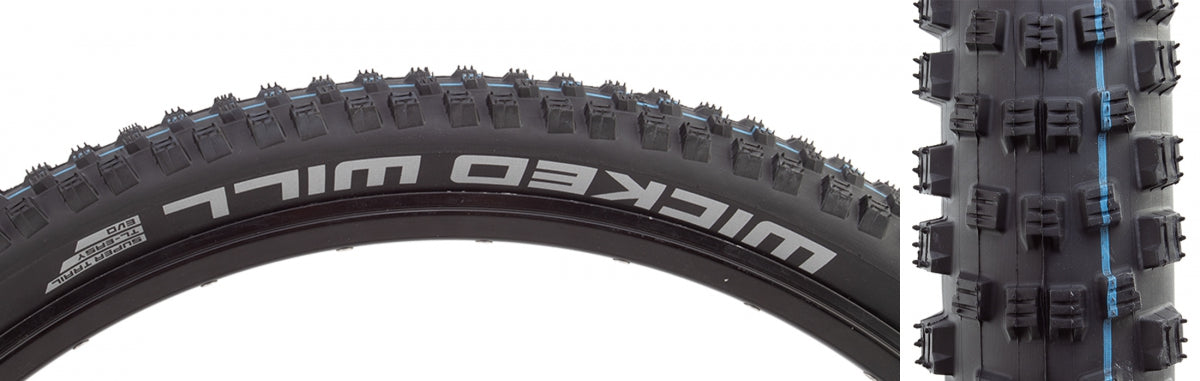 SCHWALBE TIRE SWB WICKED WILL 29x2.4 EVO S-TRAIL BK/BSK ADDIX SP-GRIP TLE FOLD - SCHWALBE