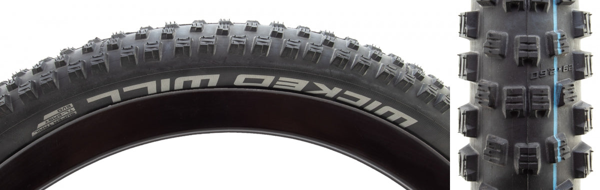 SCHWALBE TIRE SWB WICKED WILL 29x2.6 EVO S-TRAIL BK/BSK ADDIX SP-GRIP TLE FOLD - SCHWALBE