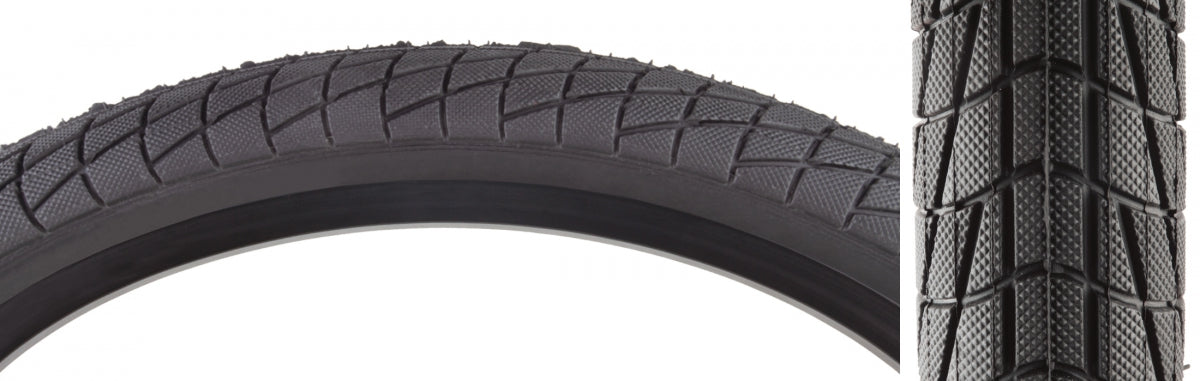 SUNLITE TIRE SUNLT UTILIT 20x1.95 BK/BK CONTACT H537 WIRE - SUNLITE