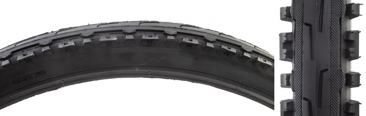 SUNLITE TIRE SUNLT UTILIT 26x1.95 BK/BK CROSS+ H566 WIRE - SUNLITE