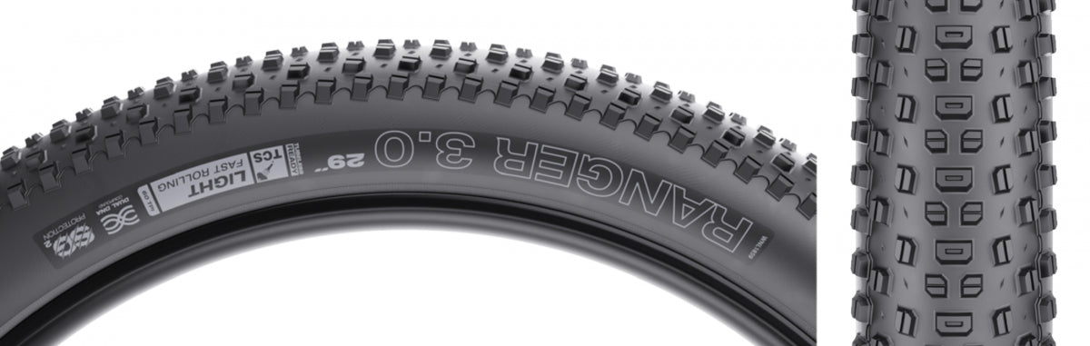 WTB TIRE WTB RANGER 29x3.0 BK/BK LIGHT FR TCS/60/DNA/SG2 FOLD - WTB