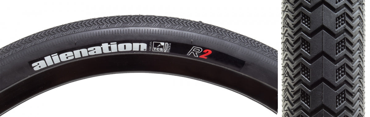 ALIENATION TIRE AN TCS R2 24x1.75 FOLD BK/BK - ALIENATION