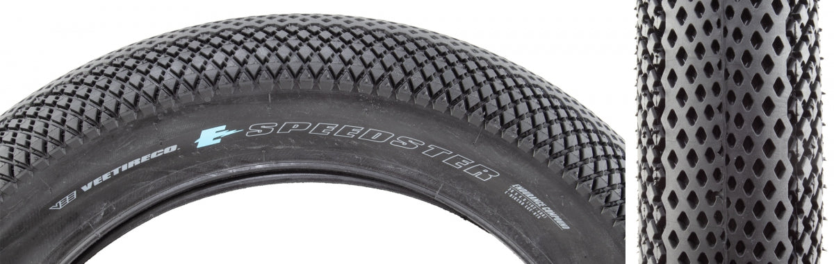 VEE TIRE & RUBBER TIRE VEE SPEEDSTER 20x4.0 BK/BK WIRE/26ENDURO/OVER RIDE E50 - VEE TIRE & RUBBER