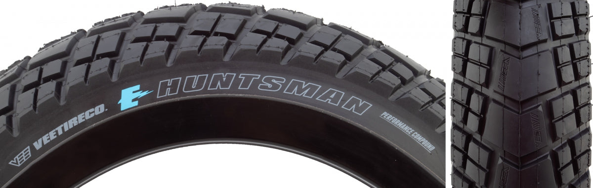 VEE TIRE & RUBBER TIRE VEE E-HUNTSMAN 20x4.0 BK/BK WIRE/26ENDURO/OVER RIDE E50 - VEE TIRE & RUBBER