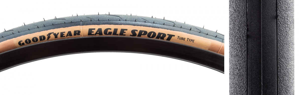 GOODYEAR TIRE GOODYEAR EAGLE SPORT 700x32 BK/YSK FOLD DPC - GOODYEAR
