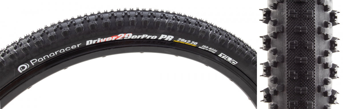 PANARACER TIRE PAN DRIVER PR 29x2.2 FOLD TBLS BK/BK - PANARACER