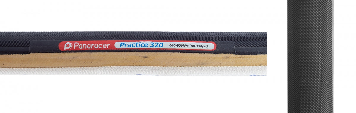 PANARACER TIRE TUBULAR PAN PRACTICE 700x25 BK/YSK 42mm REMOVABLE VALVE FOLD - PANARACER