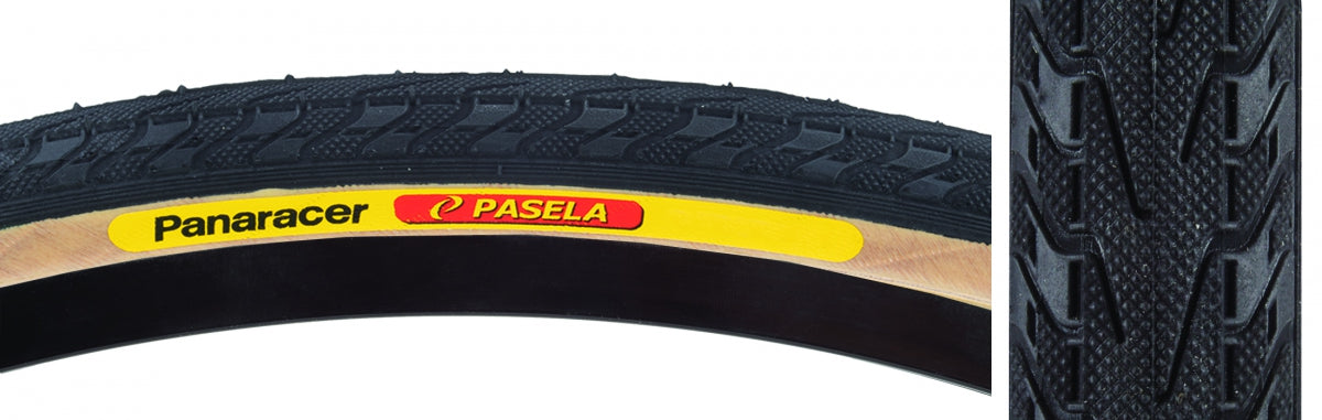 PANARACER TIRE PAN PASELA 650Cx28 WIRE BK/YSK - PANARACER