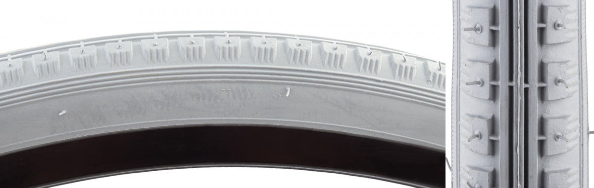 SUNLITE TIRE WHL CHAIR 26x1-3/8 GY WIRE - SUNLITE