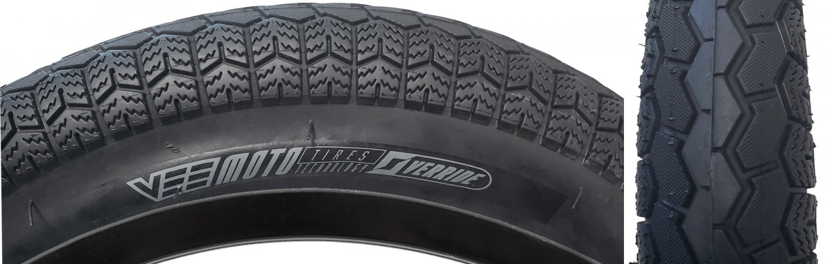 VEE TIRE & RUBBER TIRE VEE CHICANE 20x4.0 BK/BK WIRE/26 ENDURO/OVER RIDE E50 8-20PSI - VEE TIRE & RUBBER