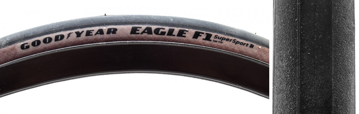 GOODYEAR TIRE GOODYEAR EAGLE F1 SUPERSPORT R 700x28 BK/YSK FOLD UHP - GOODYEAR