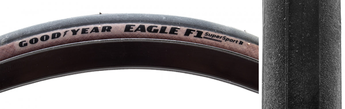 GOODYEAR TIRE GOODYEAR EAGLE F1 SUPERSPORT R 700x28 BK/YSK FOLD TC/UHP - GOODYEAR