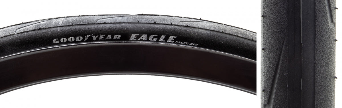 GOODYEAR TIRE GOODYEAR EAGLE 700x25 BK FOLD TR/HP/RSH - GOODYEAR