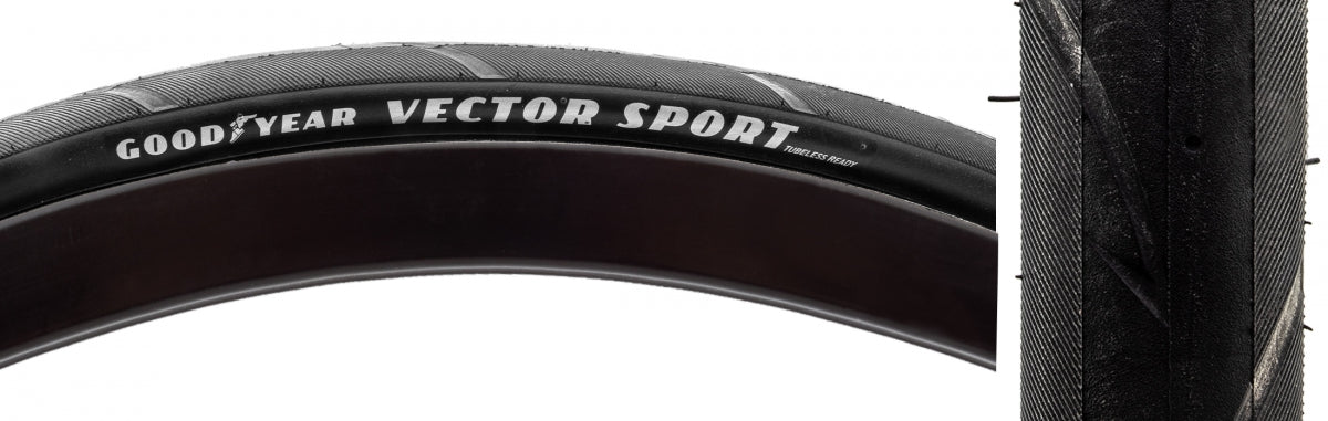 GOODYEAR TIRE GOODYEAR VECTOR SPORT 700x30 BK FOLD TR/HP/DUAL/RSH - GOODYEAR