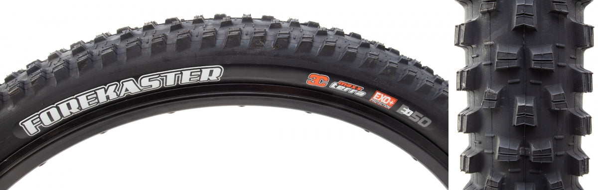 MAXXIS TIRE MAX FOREKASTER 29x2.4 BK FOLD/60 3CT/EXO+/TR/E50/WT - MAXXIS