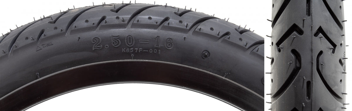 SUNLITE TIRE SURearEY 16x2.5 2.50x16 4PLY K657P WIRE - SUNLITE