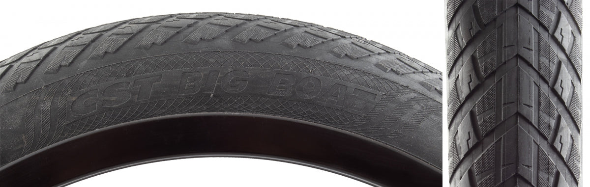 CST PREMIUM TIRE CSTP BIG BOAT 20x4.0 BK/BK WIRE - CST PREMIUM