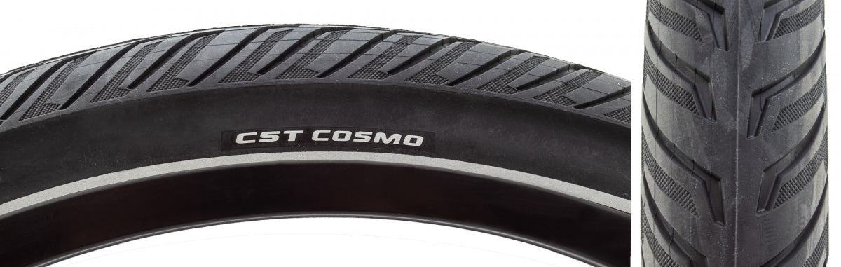 CST PREMIUM TIRE CSTP COSMO 700x62 BK/BK/REF WIRE DWEB - CST PREMIUM