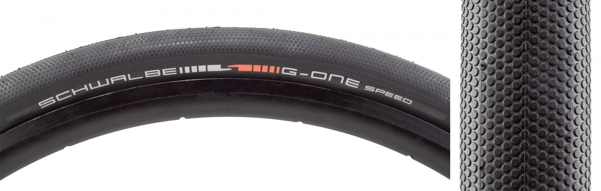 SCHWALBE TIRE SWB G-ONE SPEED 700x40 S-GROUND V-GUARD BK/BSK TLR ADDIX SG E25 FOLD - SCHWALBE