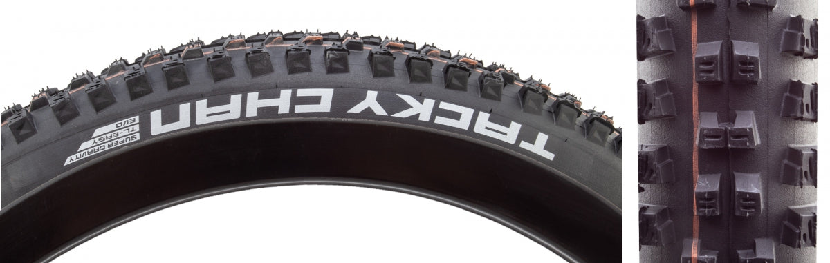 SCHWALBE TIRE SWB TACKY CHAN 27.5x2.4 S-GRAVITY BK/BSK ADDIX SOFront TLR E50 FOLD - SCHWALBE