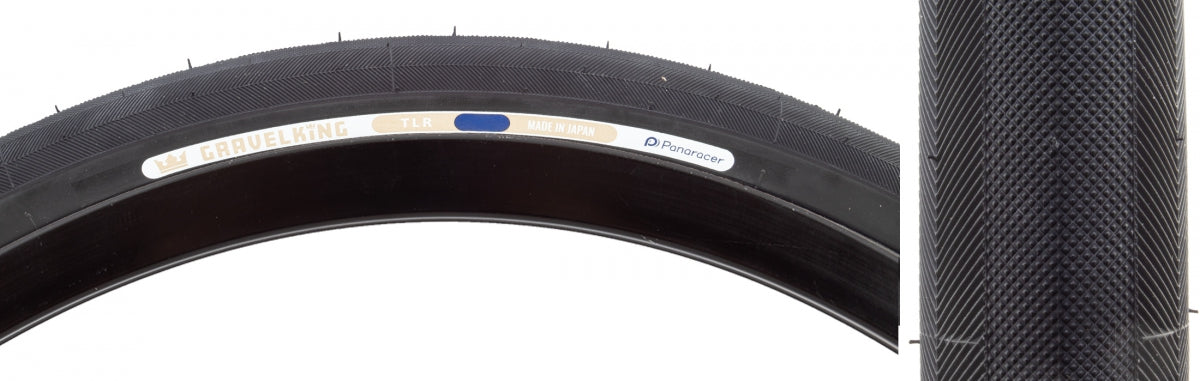 PANARACER TIRE PAN GRAVELKING 27.5x1.75 (650Bx42) FOLD TBLS BK/BK (O) - PANARACER
