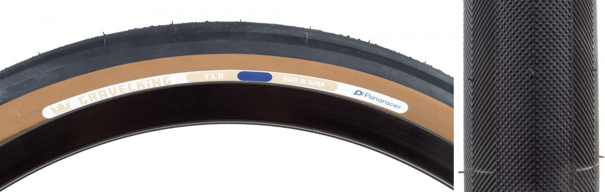 PANARACER TIRE PAN GRAVELKING 27.5x1.5 (650Bx38) FOLD TBLS BK/BN (O) - PANARACER
