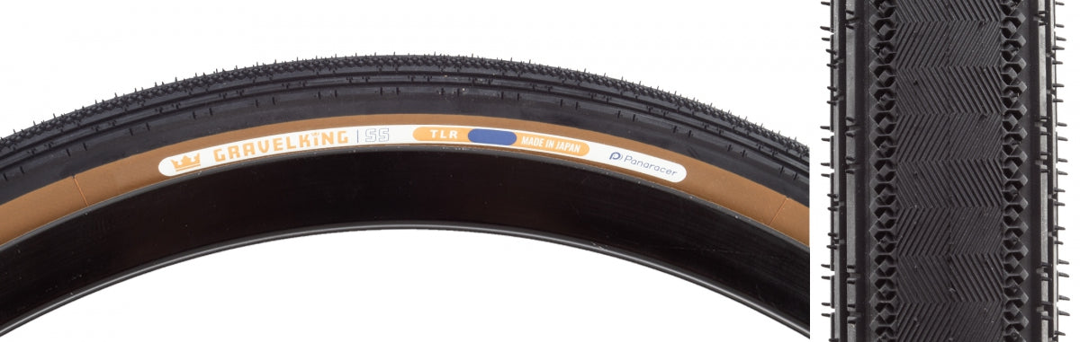 PANARACER TIRE PAN GRAVELKING SS 27.5x1.5 (650Bx38) FOLD TBLS BK/BN (O) - PANARACER