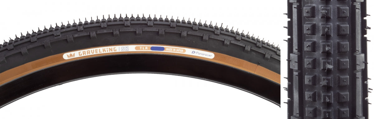 PANARACER TIRE PAN GRAVELKING SK 700x28 FOLD BK/BN (O) - PANARACER