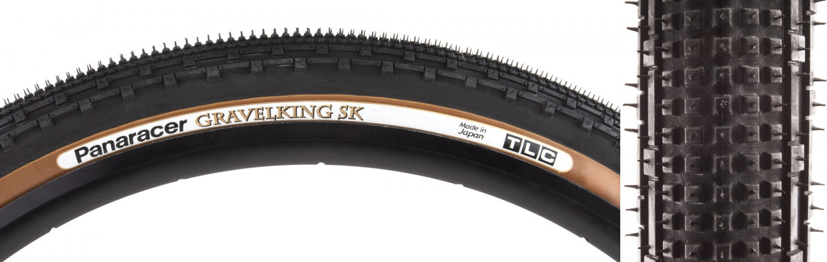 PANARACER TIRE PAN GRAVELKING SK 27.5x2.1 (650Bx54) FOLD TBLS BK/BN (O) - PANARACER