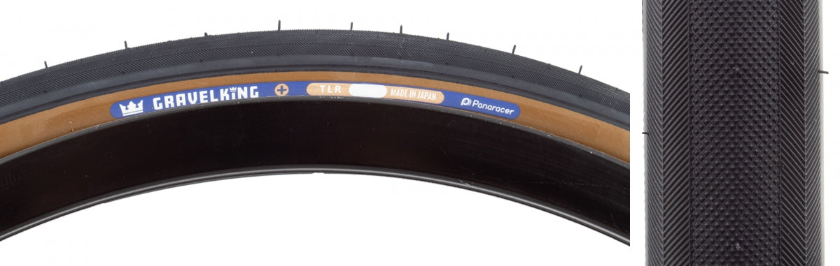 PANARACER TIRE PAN GRAVELKING+ 700x30 FOLD TBLS BK/BN (O) - PANARACER