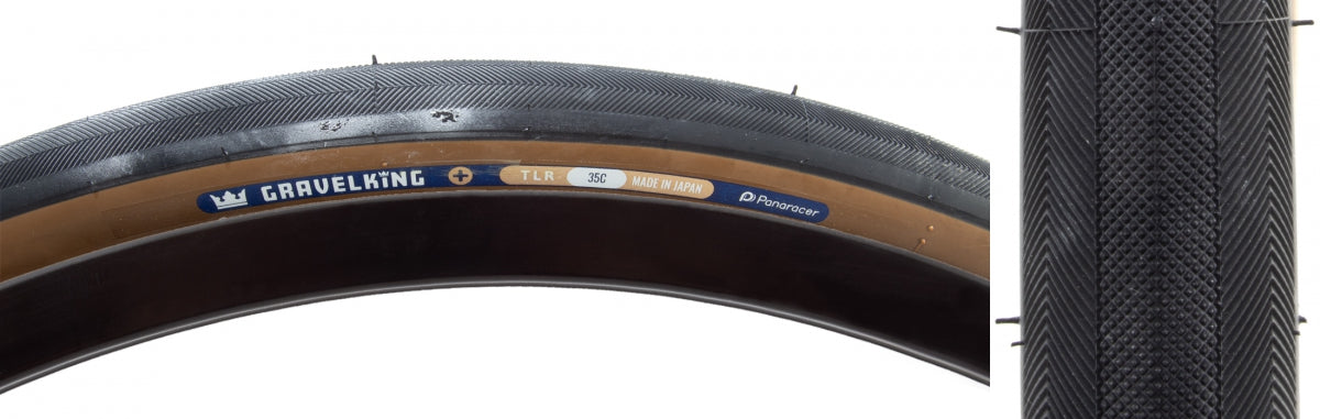PANARACER TIRE PAN GRAVELKING+ 700x35 FOLD TBLS BK/BN (O) - PANARACER